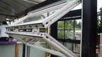 Aluminum Folding Up Window 48"Wx36"H - White image