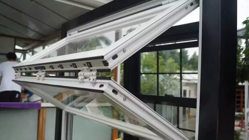 Aluminum Folding Up Window 48"Wx36"H - White image