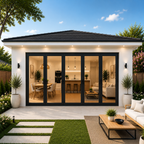 168" x96" Custom Energy Efficient Aluminum Bifold Door