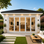 192"x96" Custom Energy Efficient Aluminum Bifold Door