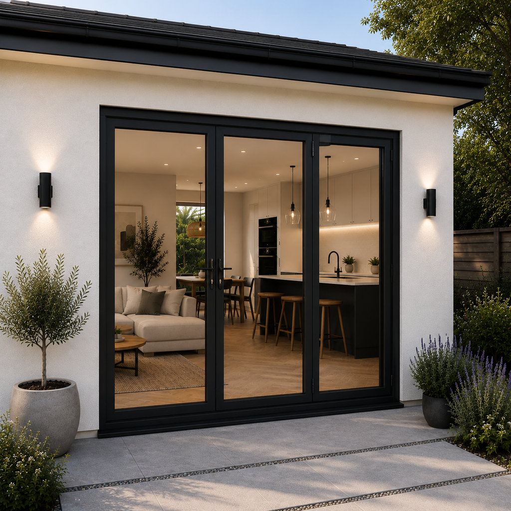 108"x96 Custom Energy Efficient Aluminum Bifold Door