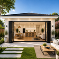 240"x80" Custom Energy Efficient Aluminum Bifold Door