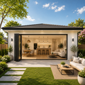 192"x96" Custom Energy Efficient Aluminum Bifold Door