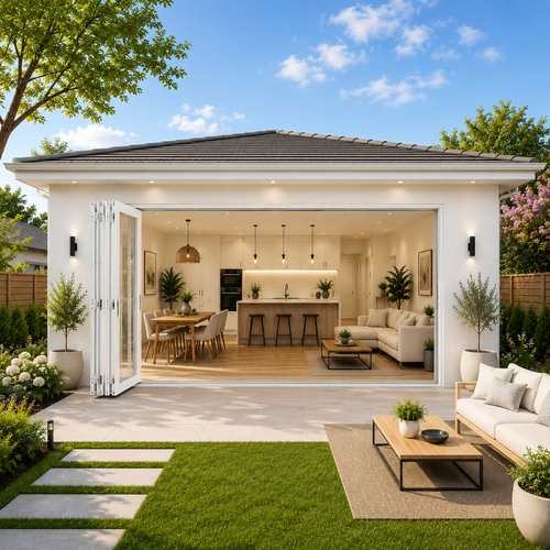 168"x80" Custom Energy Efficient Aluminum Bifold Door