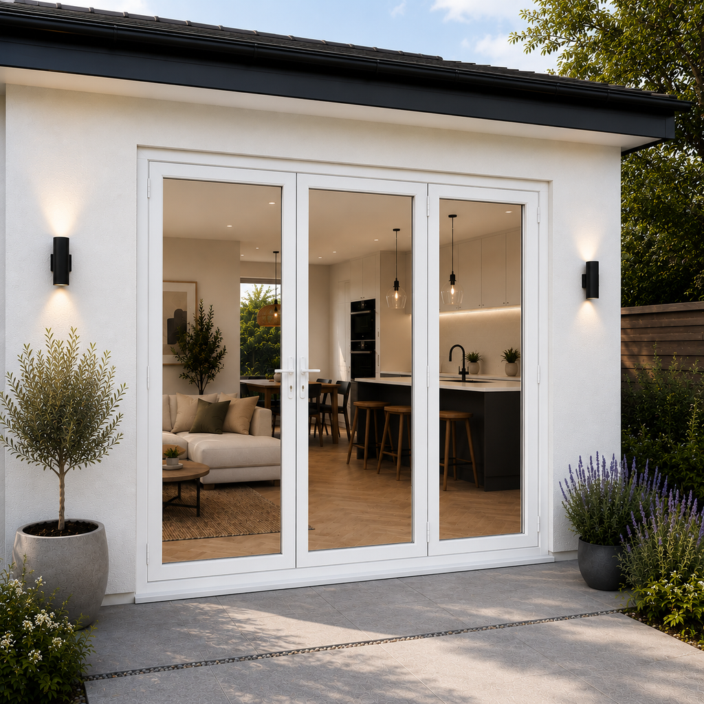 96″ x 80″ Custom Energy Efficient Aluminum Bifold Door