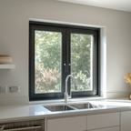 60"x48" Custom Energy-Efficient Aluminum Bifold Window