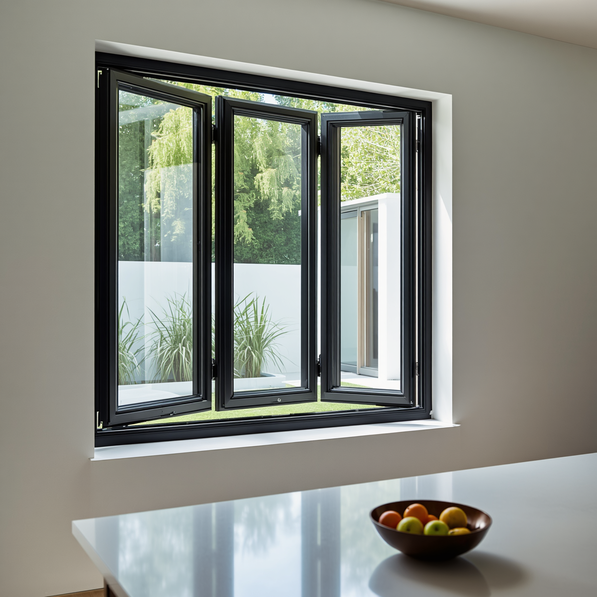 72"x36" Custom Energy Efficient Aluminum Bifold Window