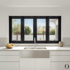 72"x36" Custom Energy Efficient Aluminum Bifold Window