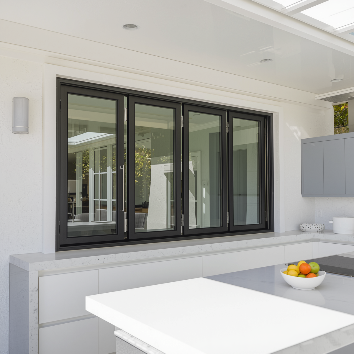 72"x36" Custom Energy Efficient Aluminum Bifold Window