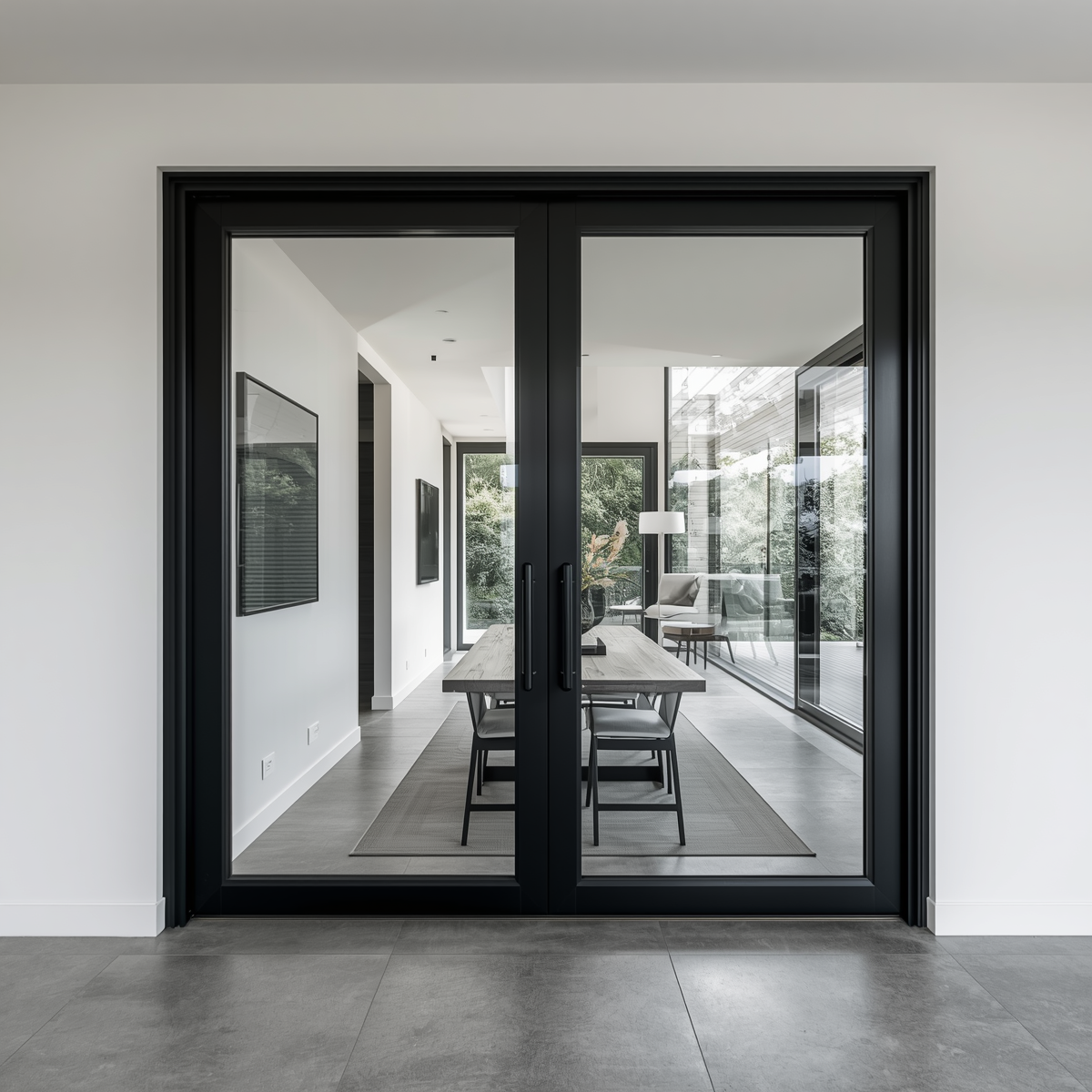 60"x80" Custom Energy Efficient Aluminum Sliding Doors