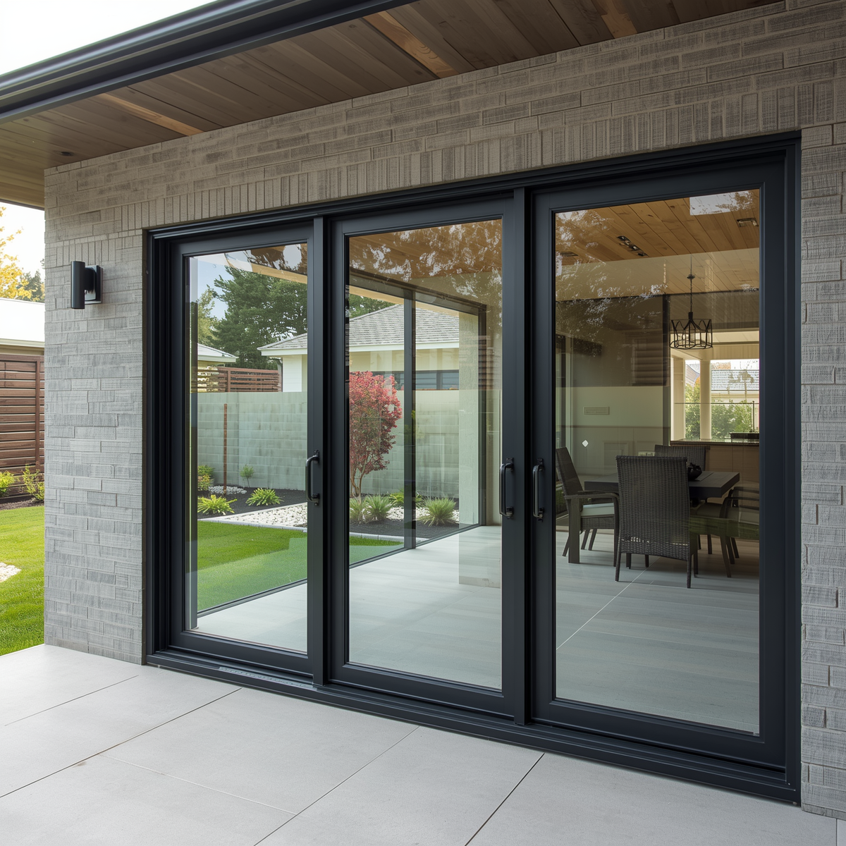 192"x96" Custom Energy-Efficient Aluminum Sliding Doors
