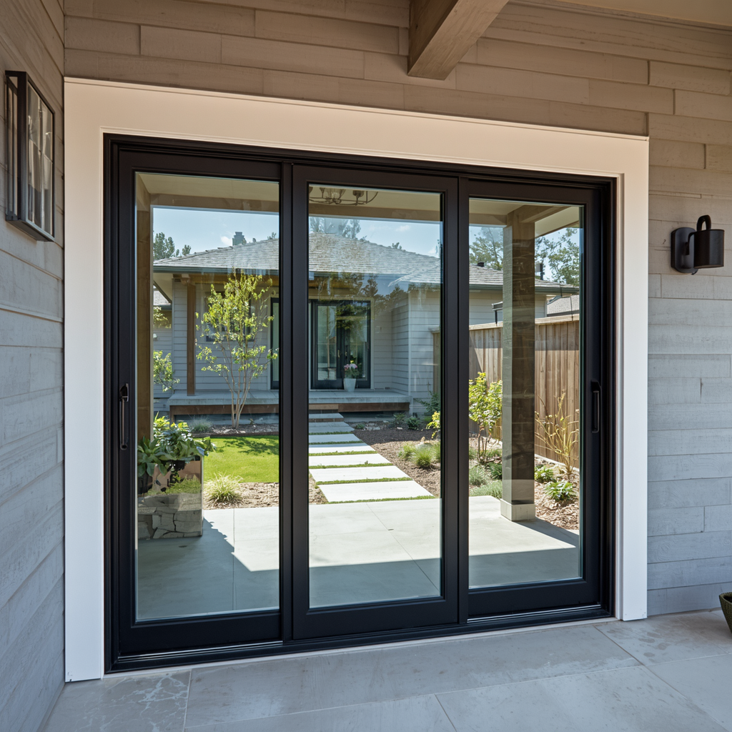 192"x96" Custom Energy-Efficient Aluminum Sliding Doors