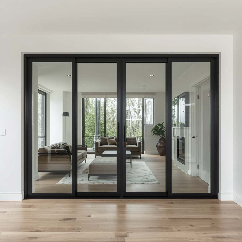 144"x96" Custom Energy Efficient Aluminum bi-fold door