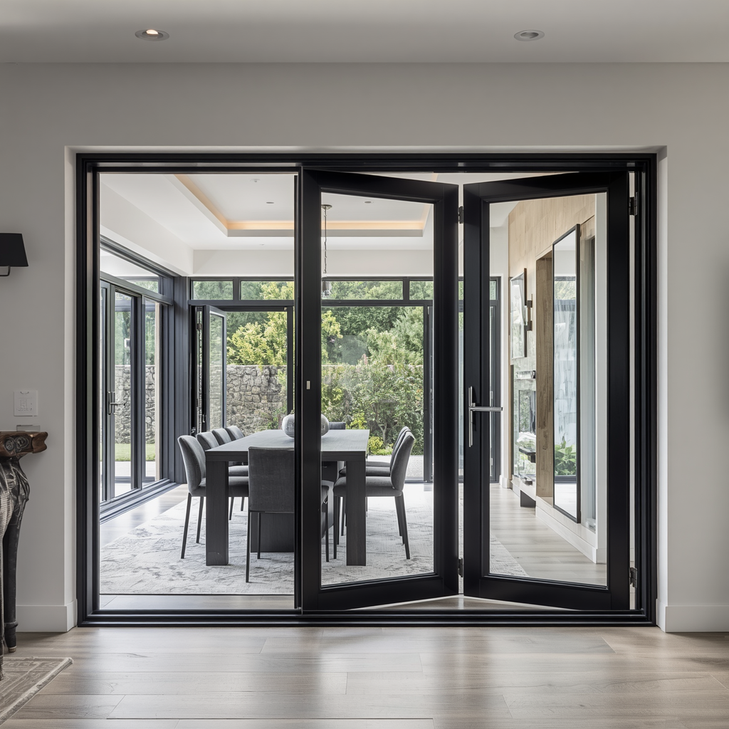108"x96 Custom Energy Efficient Aluminum Bifold Door