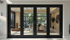144" x 96" Custom Energy-Efficient Aluminum Bifold Door