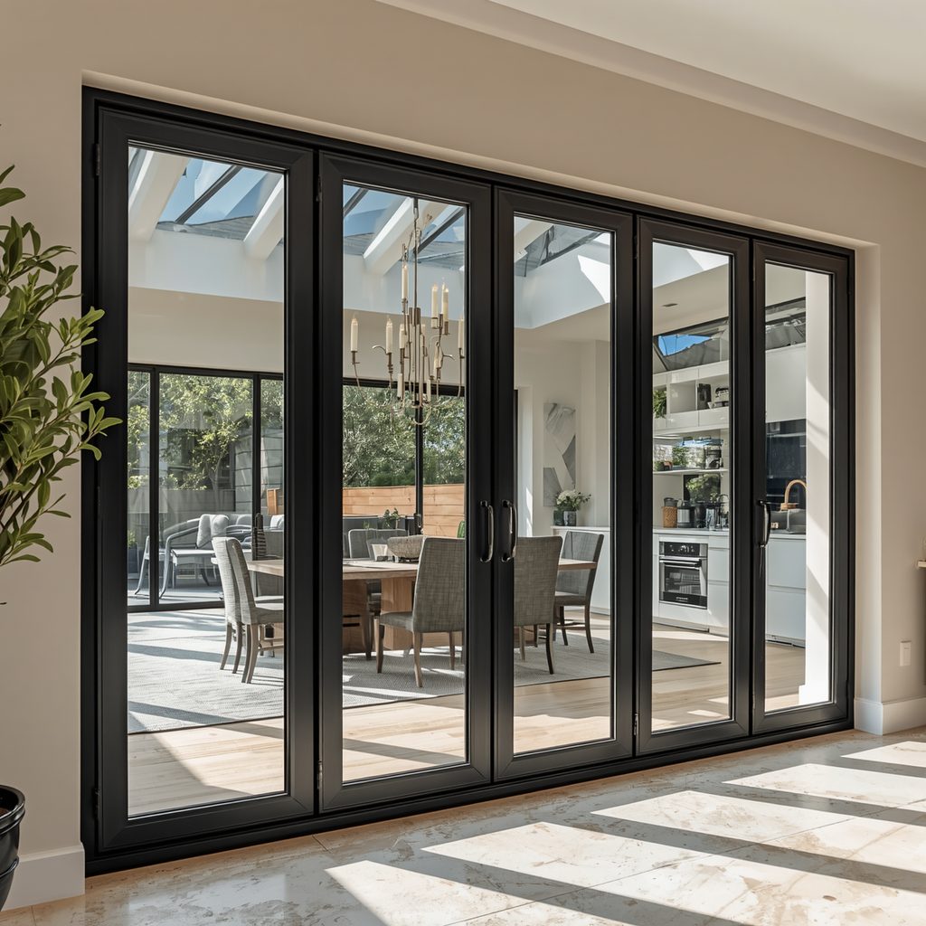 168"x80" Custom Energy Efficient Aluminum Bifold Door