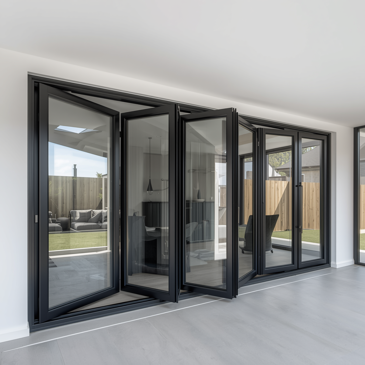 192"x 80" Custom Energy Efficient Aluminum Bifold Door