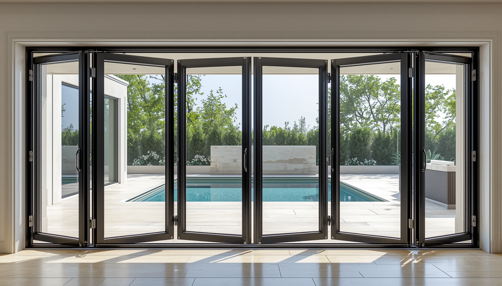 240"x80" Custom Energy Efficient Aluminum Bifold Door
