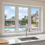 72"x36" Custom Energy Efficient Aluminum Bifold Window