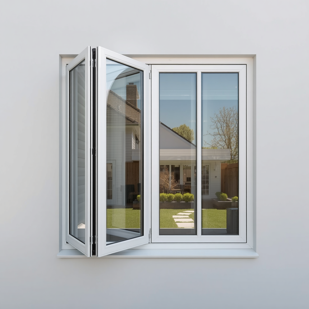72"x36" Custom Energy Efficient Aluminum Bifold Window