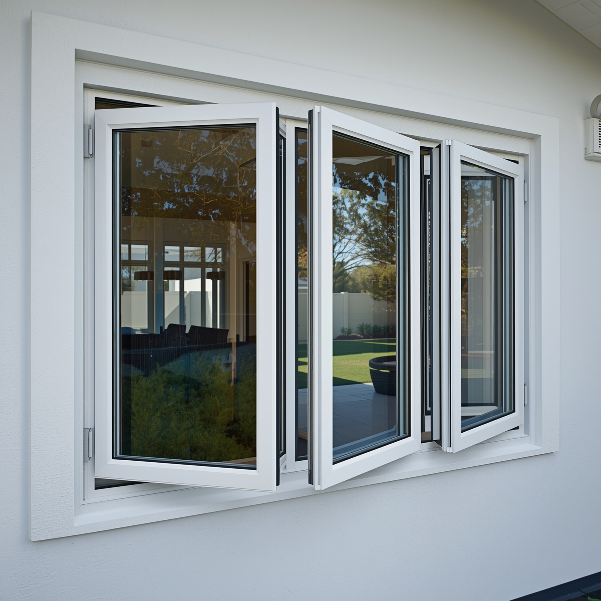 72"x36" Custom Energy Efficient Aluminum Bifold Window