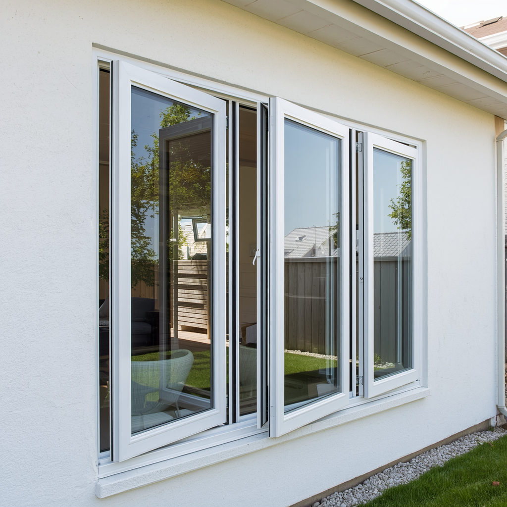 72"x36" Custom Energy Efficient Aluminum Bifold Window