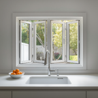 96"x36" Custom Energy Efficient Aluminum Bifold Window