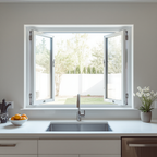 72"x48" Custom Energy Efficient Aluminum Bifold Window