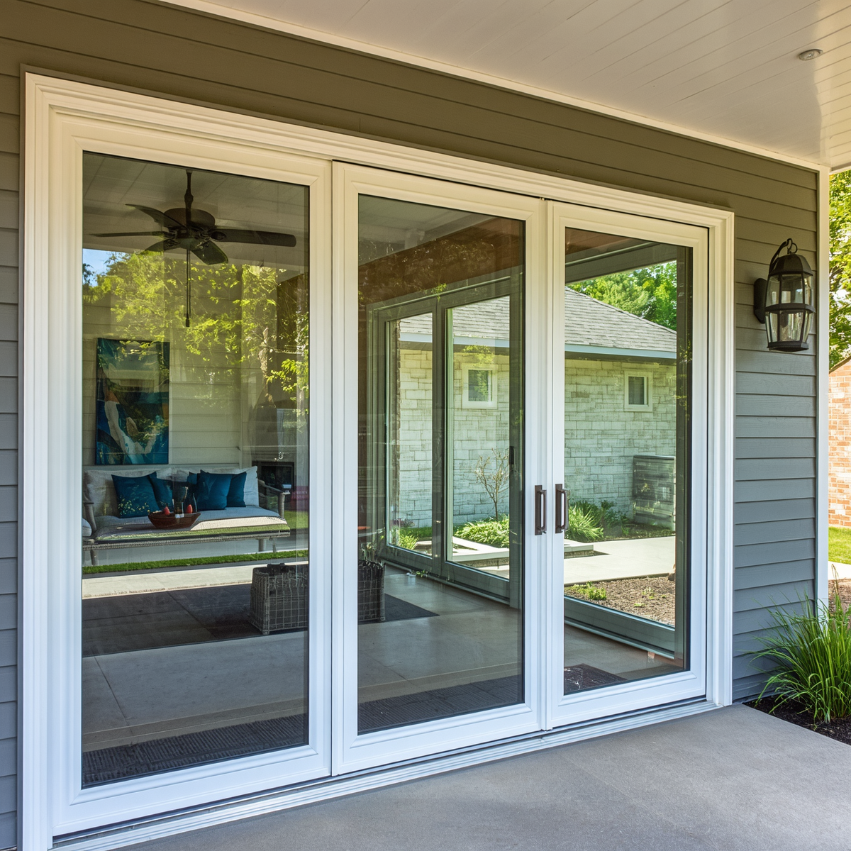 192"x80" Custom Energy-Efficient Aluminum Sliding Doors