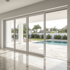 168"x80" Custom Energy-Efficient Aluminum Sliding Doors
