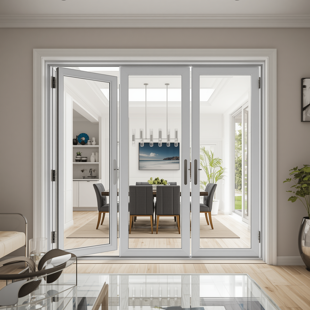 108"x96 Custom Energy Efficient Aluminum Bifold Door
