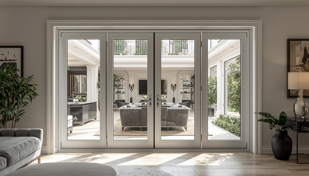 144" x 96" Custom Energy-Efficient Aluminum Bifold Door