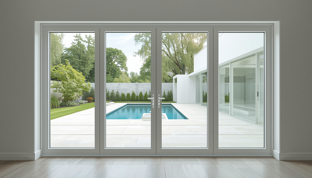 168" x96" Custom Energy Efficient Aluminum Bifold Door