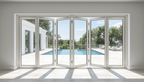240"x80" Custom Energy Efficient Aluminum Bifold Door