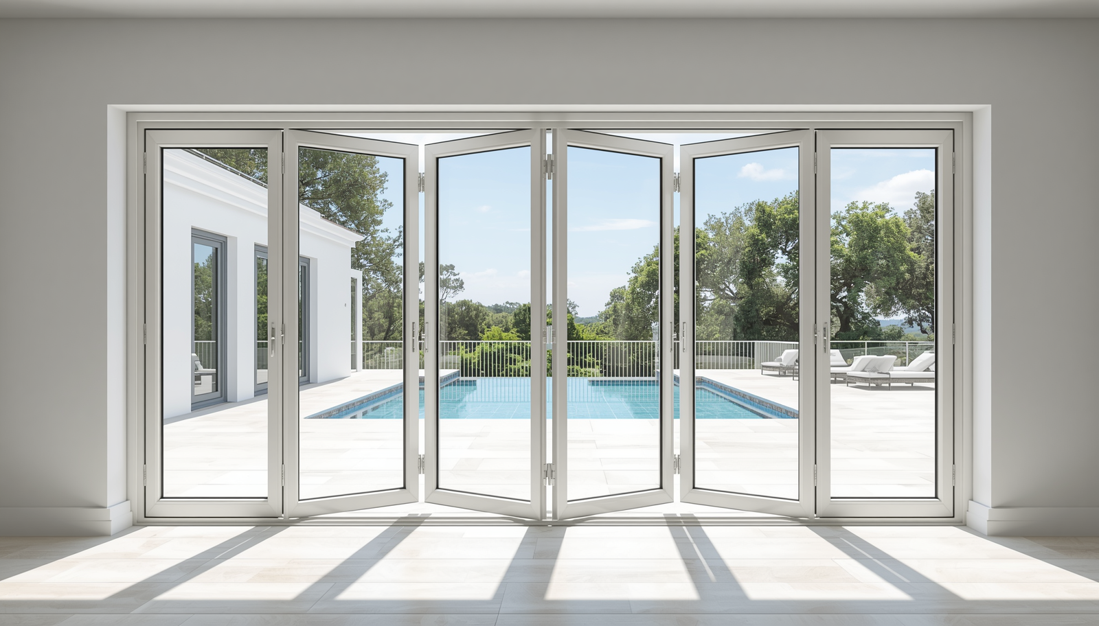 240"x80" Custom Energy Efficient Aluminum Bifold Door