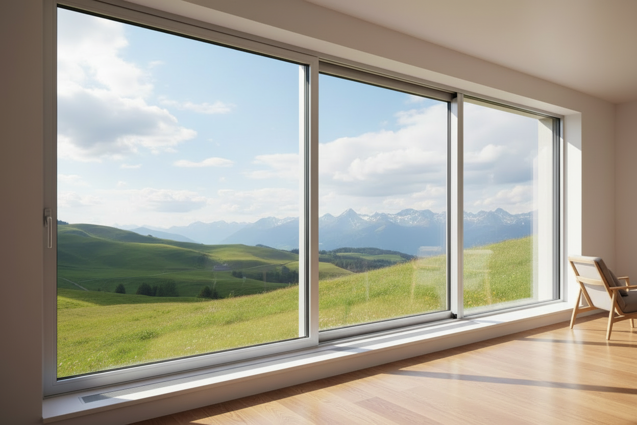 60"x48" Custom Energy-Efficient Aluminum Sliding Window