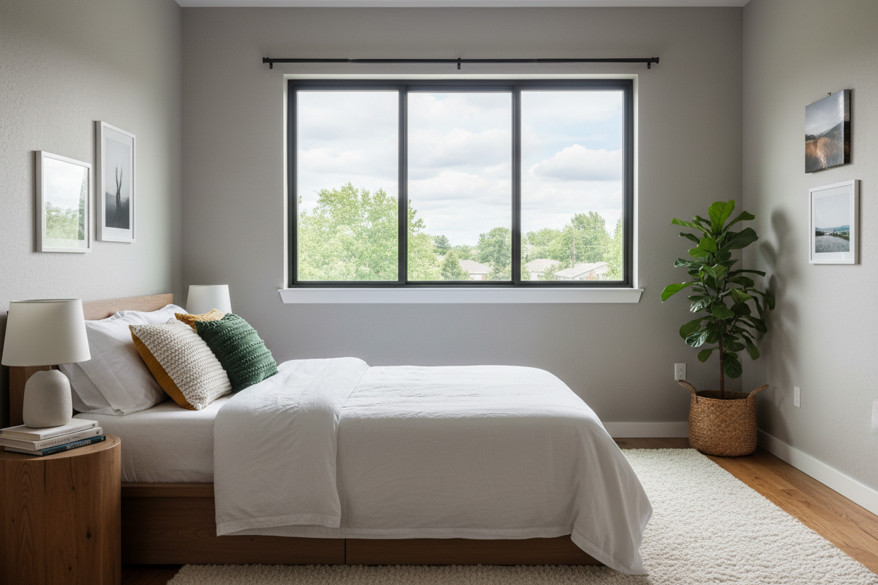 72"x48" Custom Energy-Efficient Aluminum Sliding Window