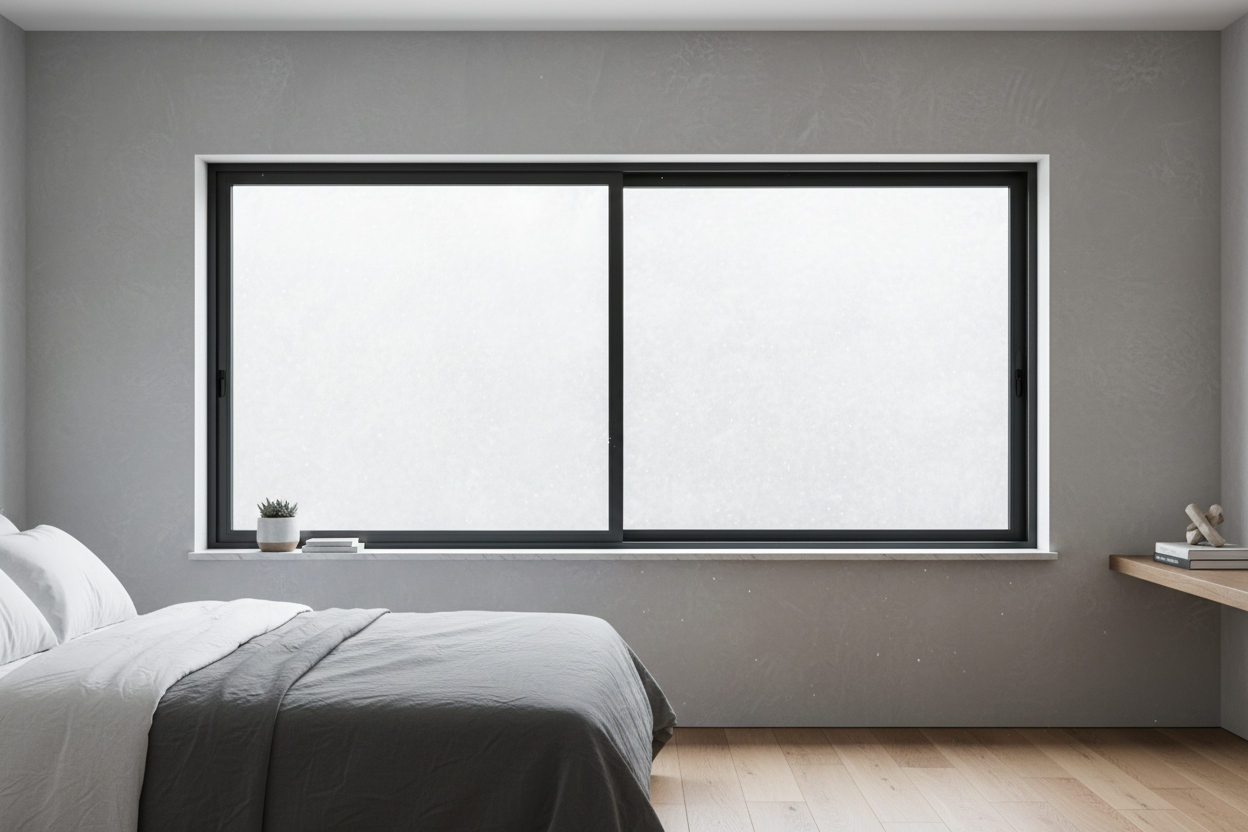 42"x48" Custom Energy-Efficient Aluminum Sliding Window